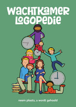 Load image into Gallery viewer, Wachtkamerposter Logopedie, groen