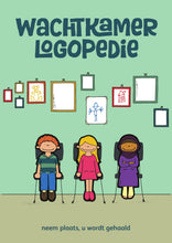 Load image into Gallery viewer, Wachtkamerposter Logopedie, mint