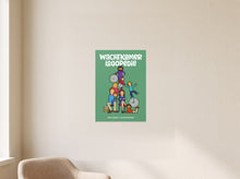 Load image into Gallery viewer, Groene gelamineerde wachtkamerposter aan de muur